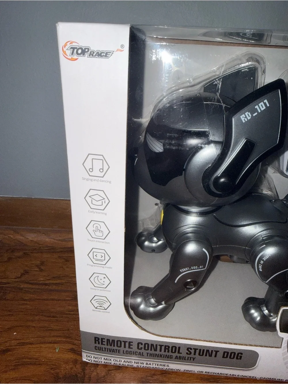 Remote Control Stunt Dog Toy - Silver